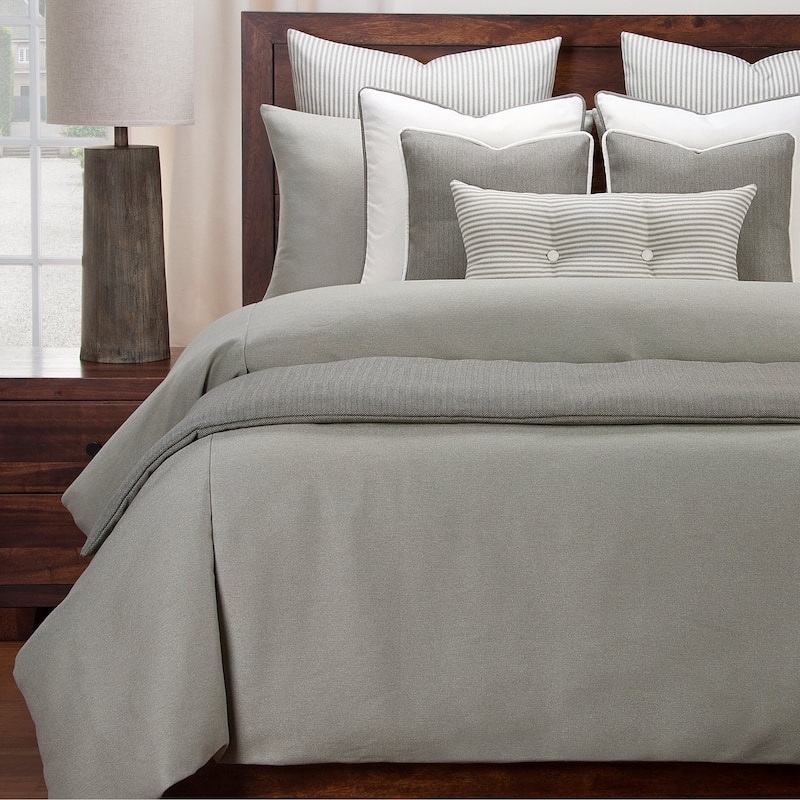 Revolution Plus Everlast Greige Stain Resistant Duvet Set