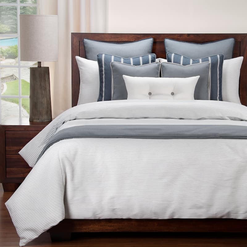 Revolution Plus Everlast Stripe Fog Stain Resistant Duvet Set