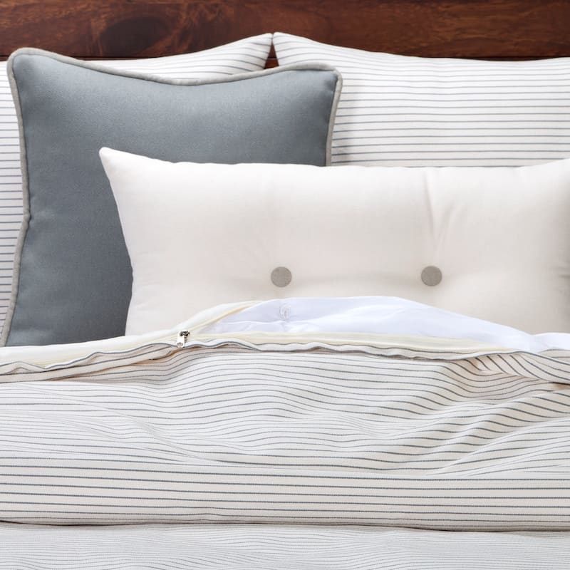 Revolution Plus Everlast Stripe Fog Stain Resistant Duvet Set