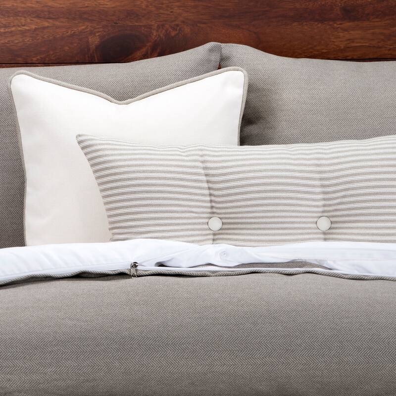 Revolution Plus Everlast Herringbone Stain Resistant Duvet Set