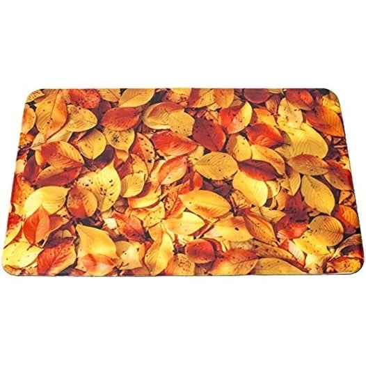 Printed Kitchen Mat - Leaf