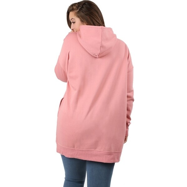 plus size hoodie tunic