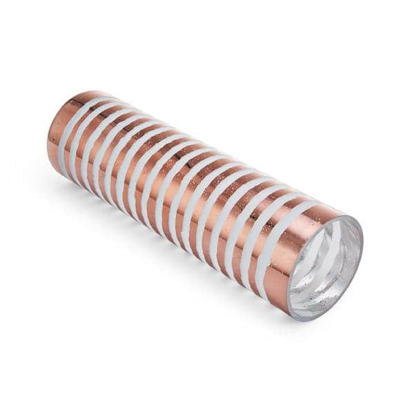 Mikasa Copper Stripe Glass Hurricane Candle Holder Bed Bath & Beyond 18588622