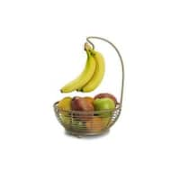 mikasa gourmet basics rope round fruit baske