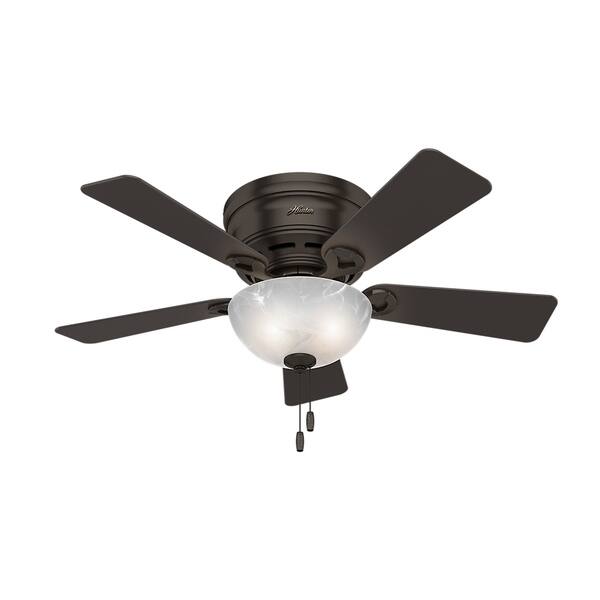 Shop Hunter Fan Haskell 42 Low Profile Premium Bronze With