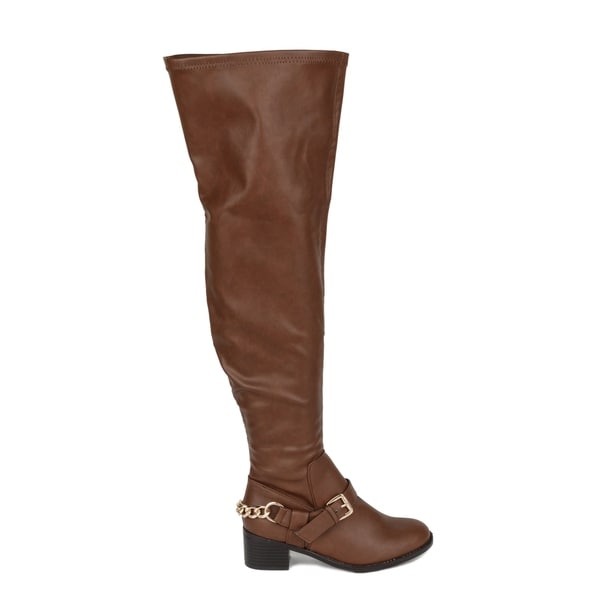 thigh high leather riding boots