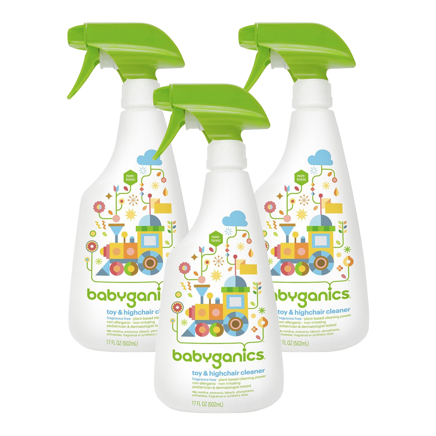Shop Babyganics Toy Highchair Cleaner Fragrance Free 17 Ounce 3