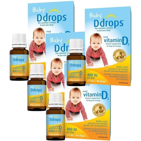 Ddrops Baby 400 Iu 90 Drops 4 Count