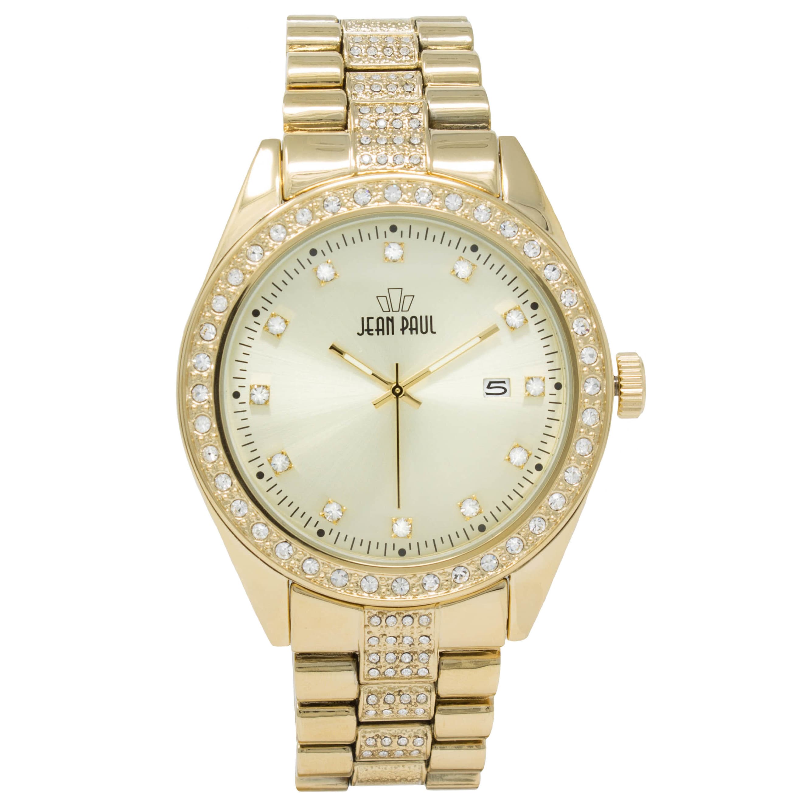 jean paul diamond quartz watch