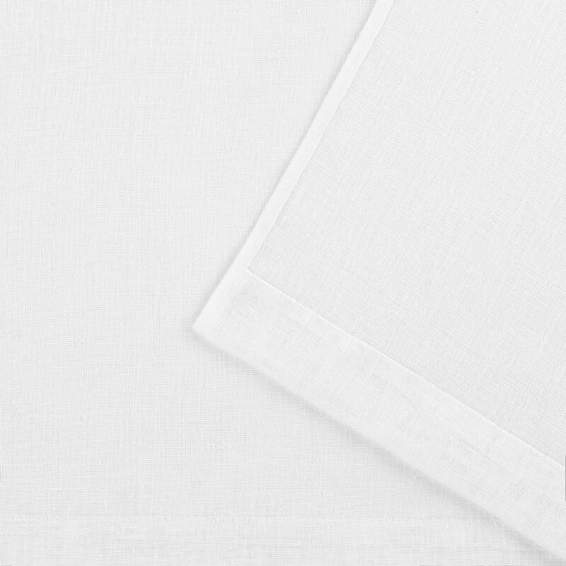 ATI Home Belgian Jacquard Sheer Double Pinch Pleat Top Curtain Panel Pair