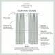 preview thumbnail 7 of 21, ATI Home Belgian Jacquard Sheer Double Pinch Pleat Top Curtain Panel Pair