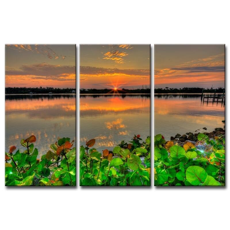 Ready2HangArt 'Beauty at Rest' Oversized 3-Piece Canvas Wall Decor Set