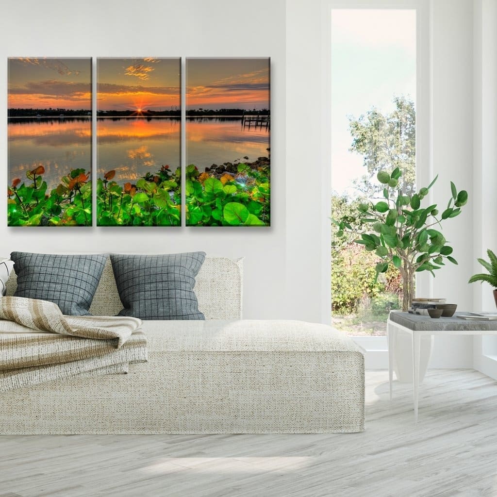 Ready2HangArt 'Beauty at Rest' Oversized 3-Piece Canvas Wall Decor Set