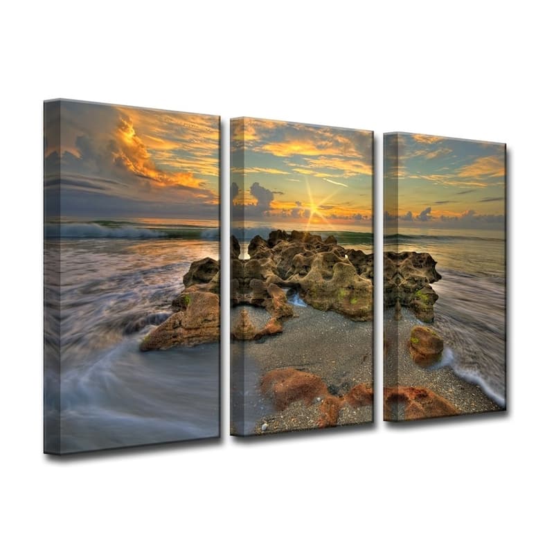 Ready2HangArt 'Spellbound' Oversized 3-Piece Canvas Wall Decor Set