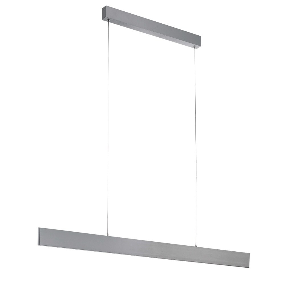 Eglo Lighting Climene Led Linear Pendant With Brushed Aluminum Finish Eglo Lighting Climene Led Linear Pendant With Brushed Aluminum Finish
