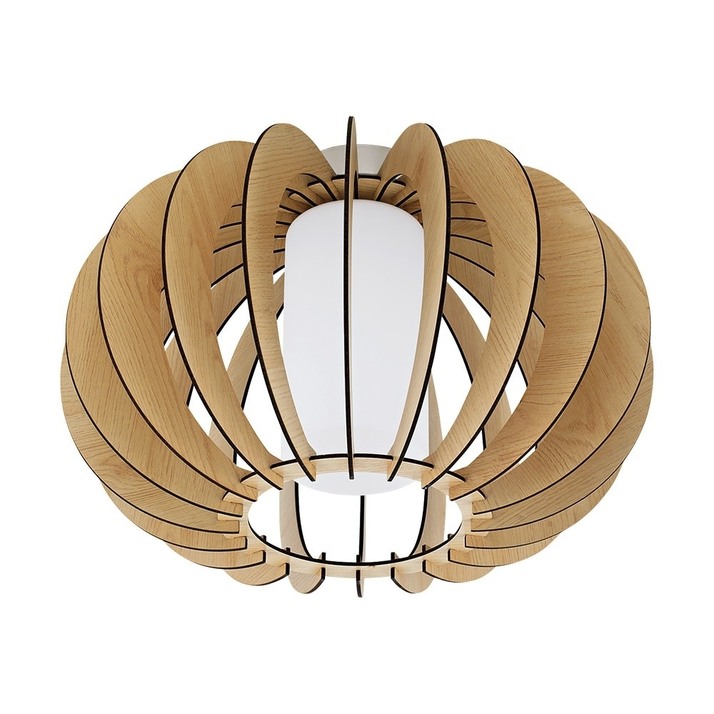 Eglo Lighting Stellato Ceiling Light With Maple Wood Finish Eglo Lighting Stellato Ceiling Light With Maple Wood Finish