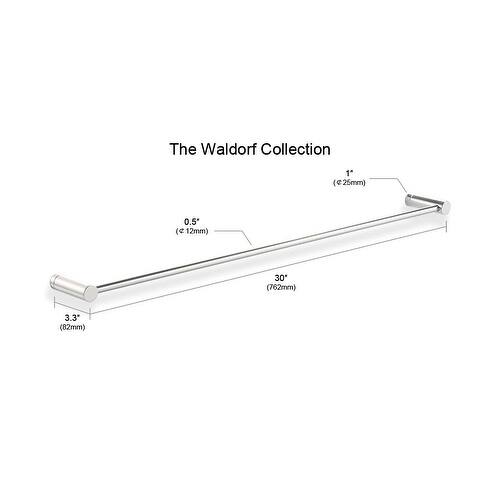 Waldorf Stainless Steel 30" Towel Bar
