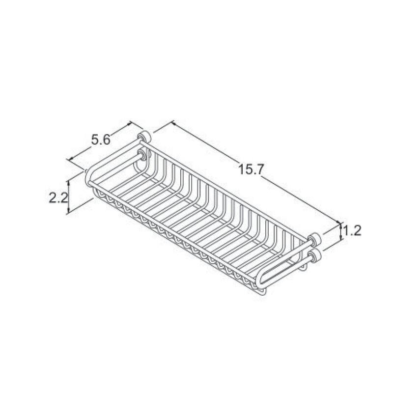 Empire Tivoli Stainless Steel Large Wire Basket