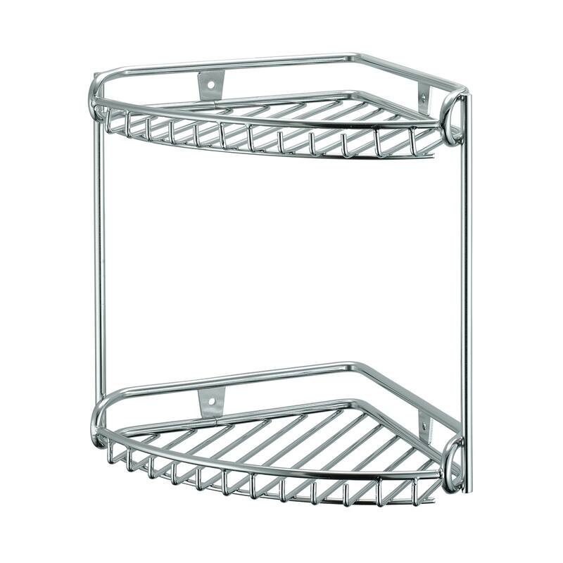 Empire Tivoli Stainless Steel Double Corner Wire Bakset