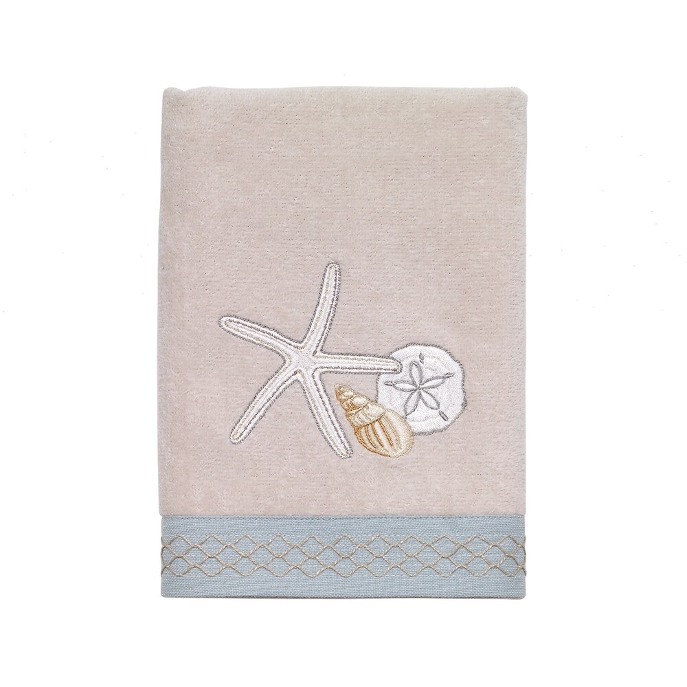 Avanti Seaglass Beach + Nautical Hand Towel, Color: Beige - JCPenney