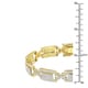 preview thumbnail 3 of 2, Luxurman 10K Gold Pave Diamond Bracelet for Men 2.75ct