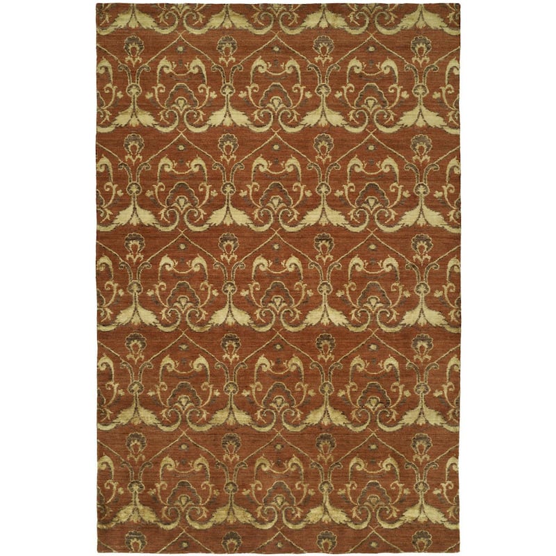 Gramercy Terracotta Wool Handmade Area Rug