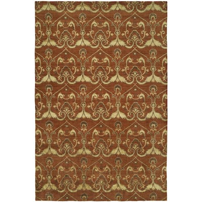 Gramercy Terracotta Wool Handmade Area Rug