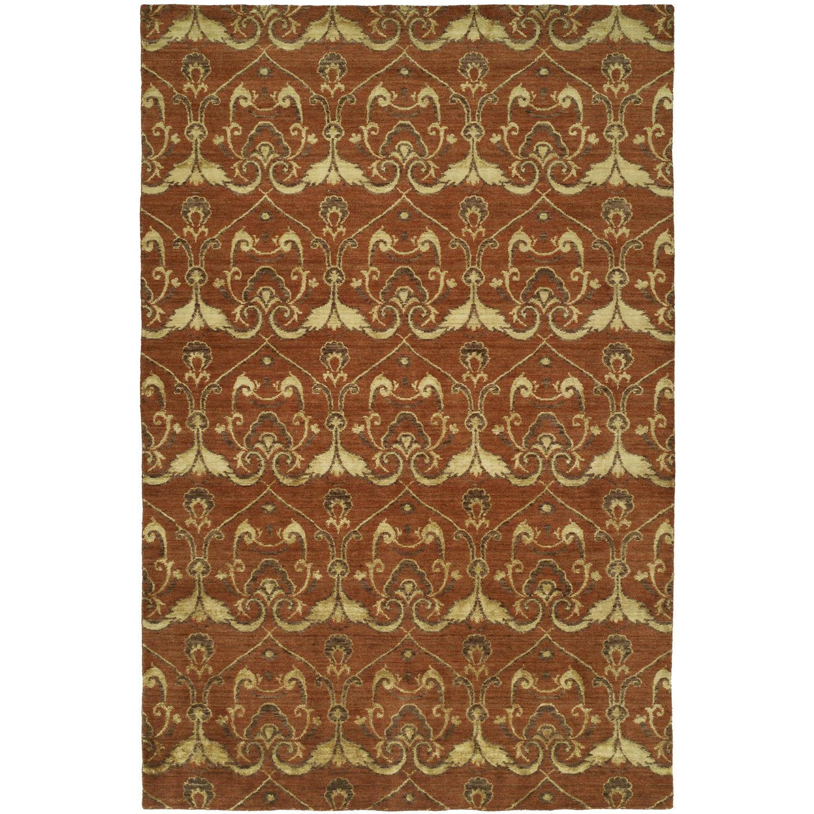 KALATY Gramercy Terracotta Wool Handmade Area Rug