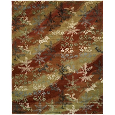 Madison Multicolored Wool/Viscose Hand-tufted Area Rug