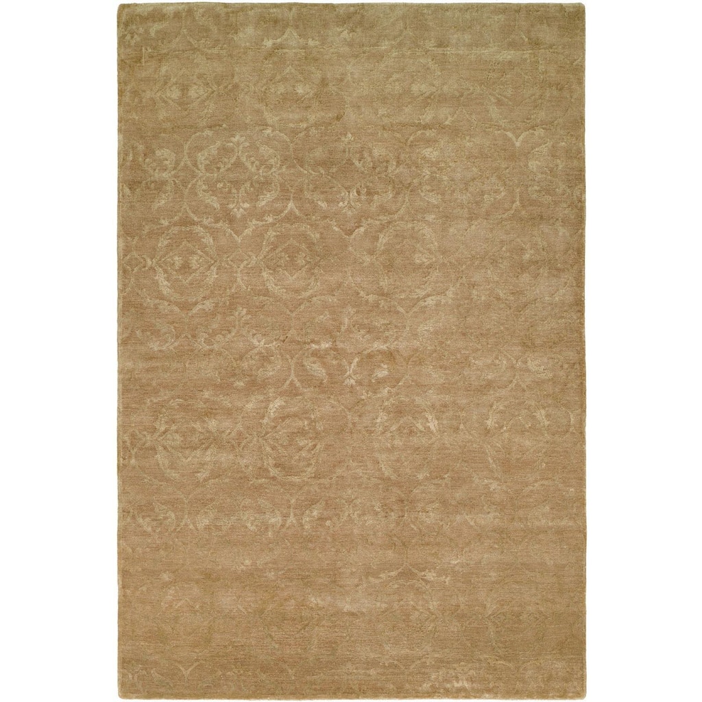 Nirvana Butternut Wool Hand-knotted Area Rug