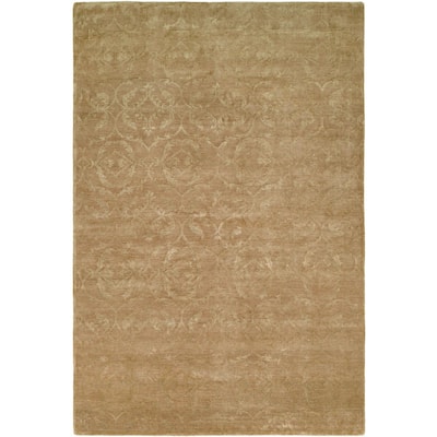Nirvana Butternut Wool Hand-knotted Area Rug