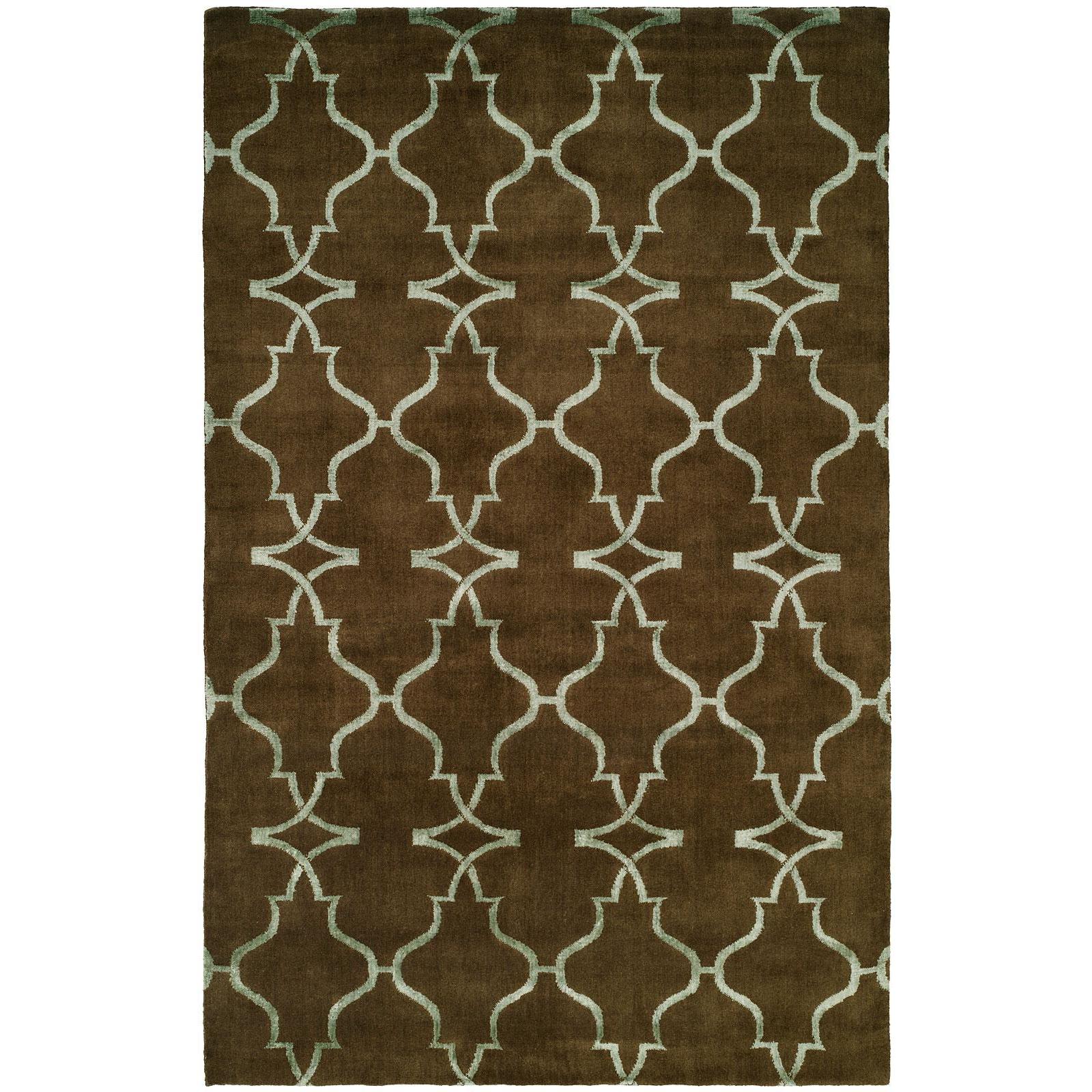 KALATY Portfolio Java/Brown Wool Handmade Area Rug