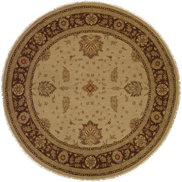 Sierra Melbourne Tan/Brown Wool Soumak Geometric Reversible Area Rug