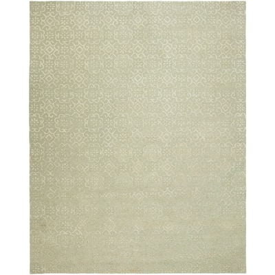 Valencia Contemporary Camel Wool/Viscose Hand-tufted Area Rug