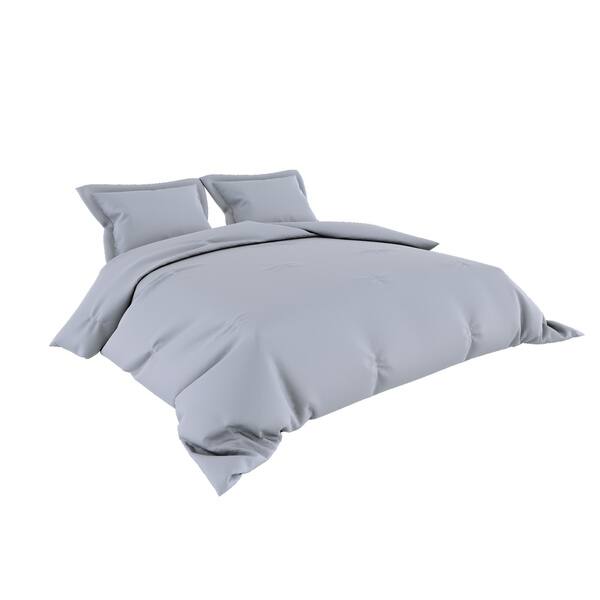 Shop Porch Den Lydias Silver Grey Greek Key Embossed Microfiber