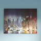 preview thumbnail 1 of 4, Porch & Den Lit NYC Manhattan Skyline' Cityscape Photo Canvas Print