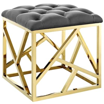 Sebastian Button-tufted Ottoman