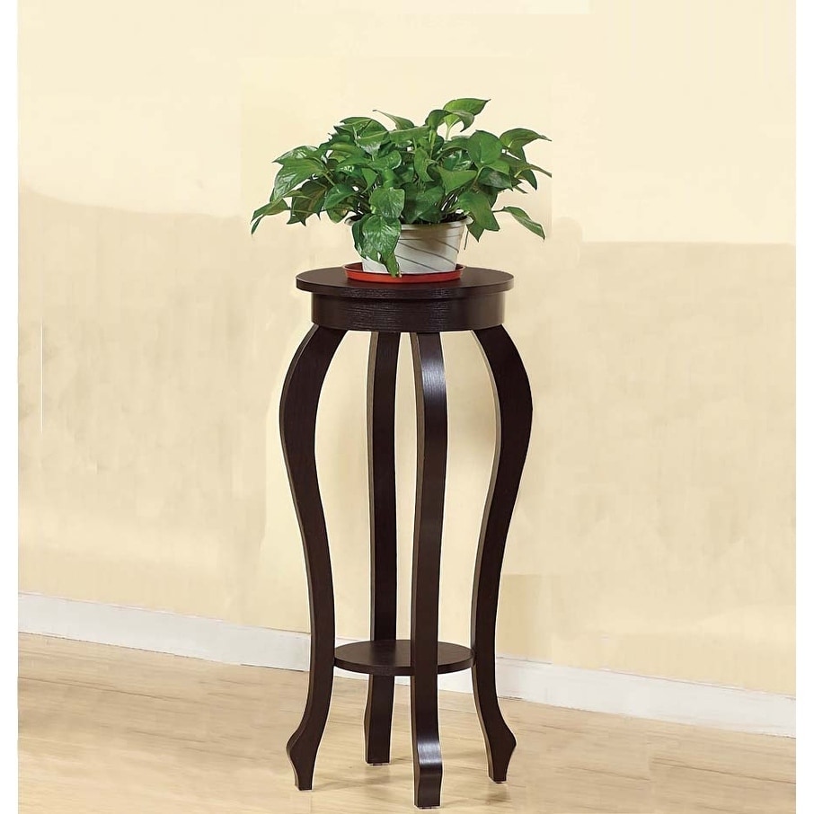 Stylish Medium Plant Table With 1 Round Shelf.