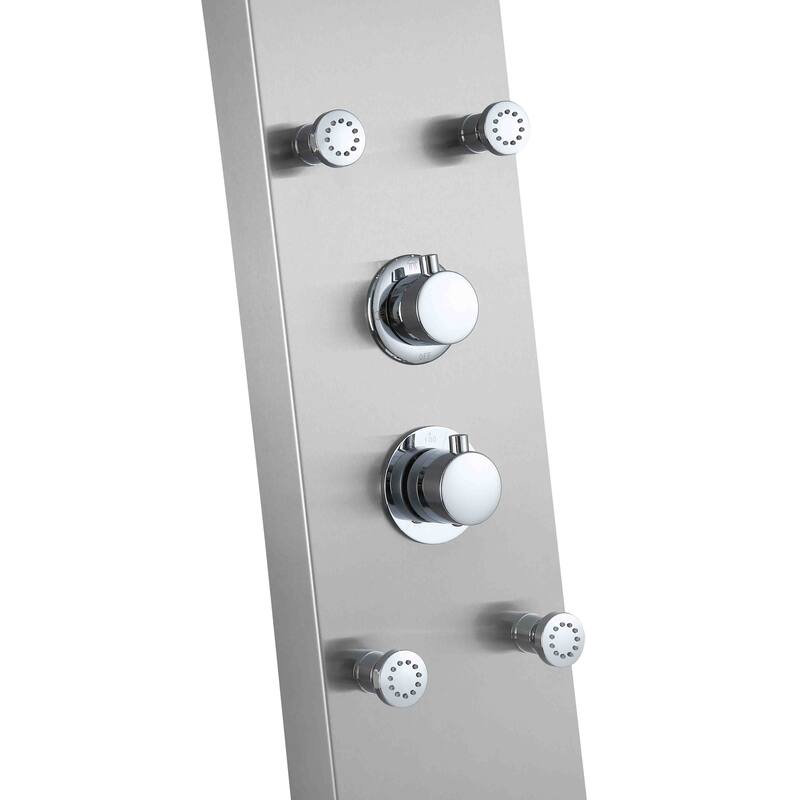 Eviva Rainmaker Brushed Nickle Jet Shower