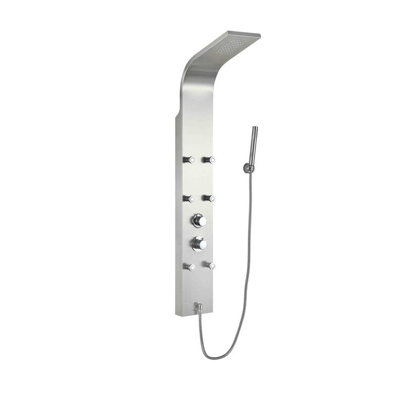 Eviva Rainmaker Brushed Nickle Jet Shower