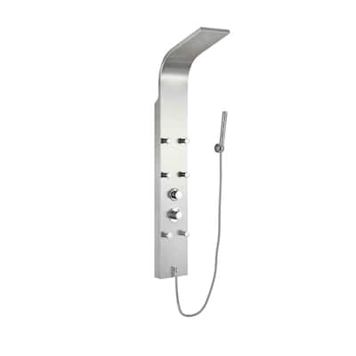 Eviva Rainmaker Brushed Nickle Jet Shower