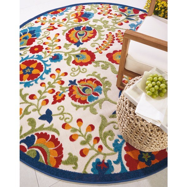 Havenside Home Wrightsville Indoor/ Outdoor Area Rug - 7'10 Round