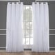 preview thumbnail 8 of 108, ATI Home Catarina Layered Curtain Panel Pair with grommet top