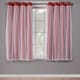 preview thumbnail 28 of 108, ATI Home Catarina Layered Curtain Panel Pair with grommet top