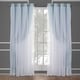 preview thumbnail 26 of 108, ATI Home Catarina Layered Curtain Panel Pair with grommet top