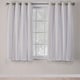 preview thumbnail 110 of 108, ATI Home Catarina Layered Curtain Panel Pair with grommet top 52x63 - Sand