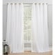 preview thumbnail 54 of 108, ATI Home Catarina Layered Curtain Panel Pair with grommet top