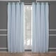 preview thumbnail 25 of 108, ATI Home Catarina Layered Curtain Panel Pair with grommet top