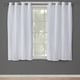 preview thumbnail 6 of 108, ATI Home Catarina Layered Curtain Panel Pair with grommet top 52x63 - Winter White