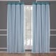 preview thumbnail 21 of 108, ATI Home Catarina Layered Curtain Panel Pair with grommet top